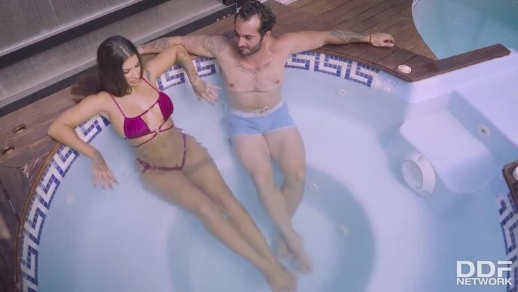 [DDFNetwork] - Tattooed Brunette Susy Gala Fucks Poolside - Susy Gala