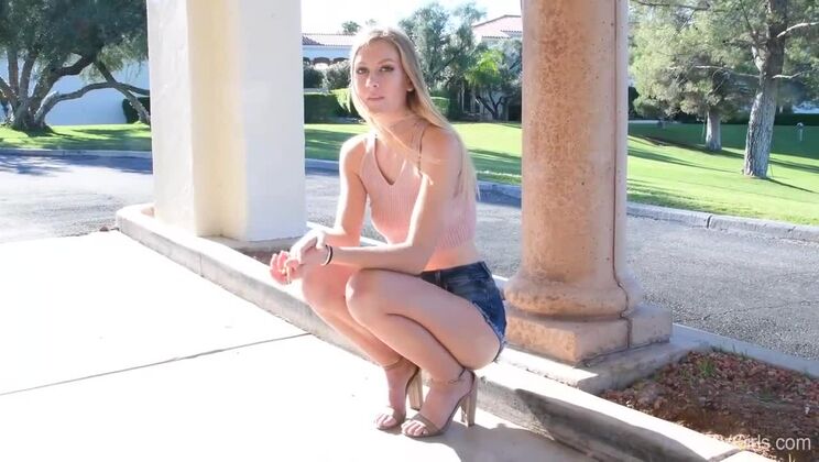 Beautiful Jenni Plays Alone - Squirt & Toys