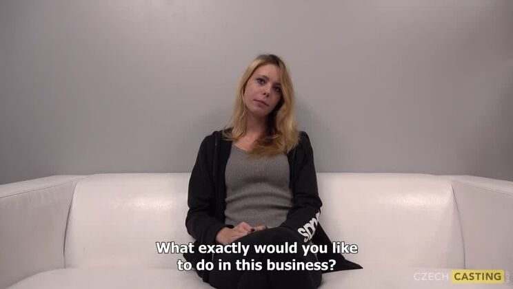 [CzechCasting] - Blonde Nikola Small Tits DP - Rina Ellis