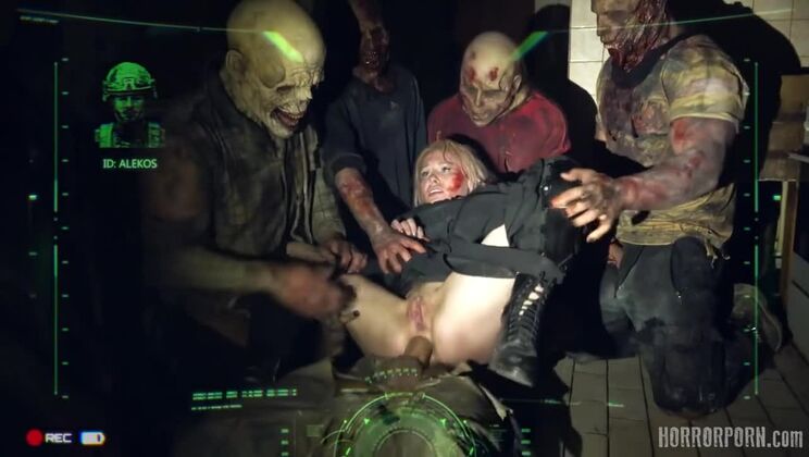 [HorrorPorn] - Zombie Deepthroat - Big Cock Horror Porn - Kyle Mason - Kenzie Reeves - Kira Noir