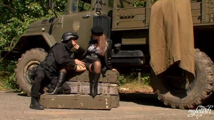 Big Cock Cummando Destroys Blonde MILF - Dominno Fucked Hard