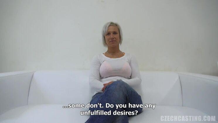 [CzechCasting] - Hot Casting with Lenka - Blonde Czech MILF