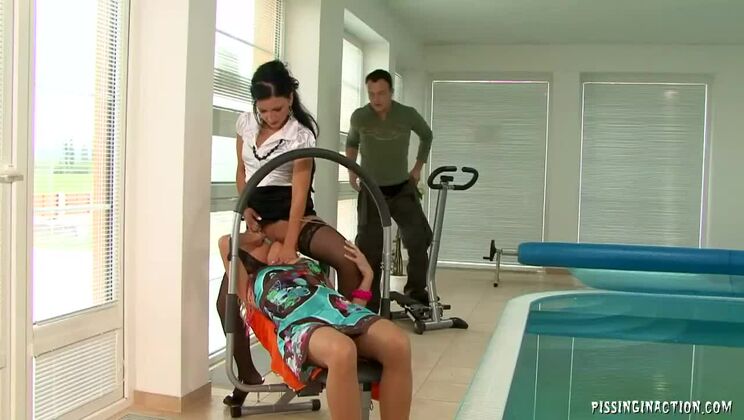 [Tainster] - Lena Cova & Liss White - Pissing & Face Sitting