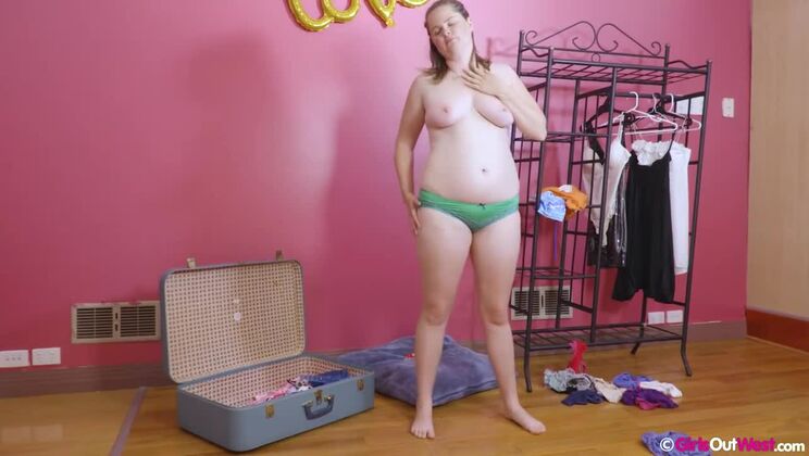 [GirlsOutWest] - Sexy Sarah Plays with Toys - Big Tits & Bush