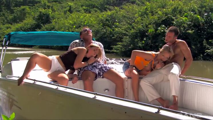 [BANG.com] - Blonde & Brunette Sluts Fucked Hard on Boat - Mike Angelo - Jessica Moore - Morgan Moon