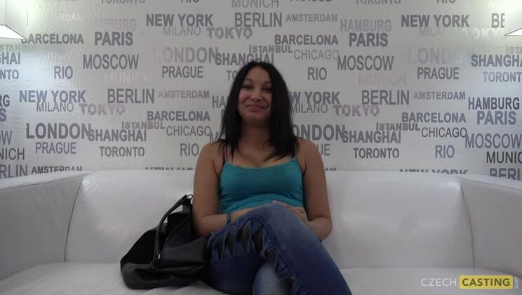 Sexy Brunette Monika Czech Casting Fuck