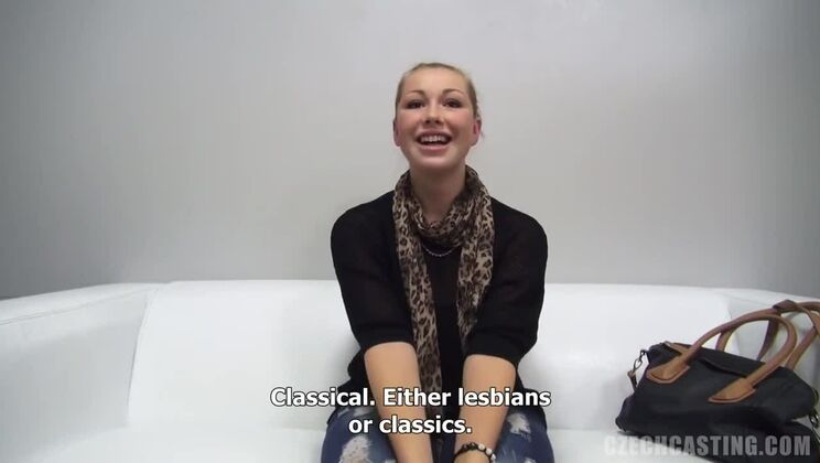 [CzechCasting] - Blonde Alzbeta's European Casting Debut