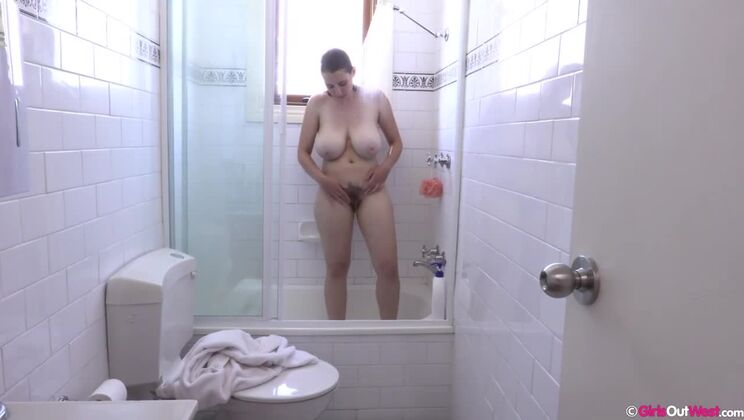 [GirlsOutWest] - Hairy Brunette MILF Alexandria Solo