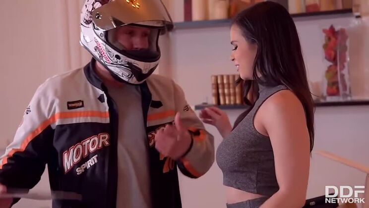 [DDFNetwork] - Big Titted Secretary in Stockings Gets Cum on Face - Eve Angel