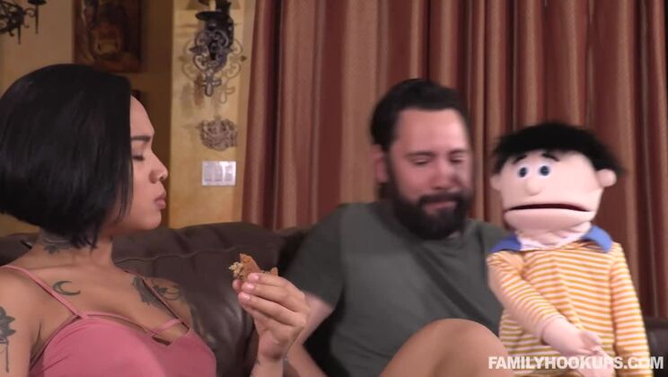 Letting Fake Niece Down with a Naughty Handjob