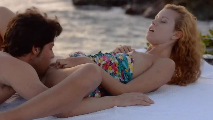 Cumshot in Paradise with Gorgeous Blonde Carmen