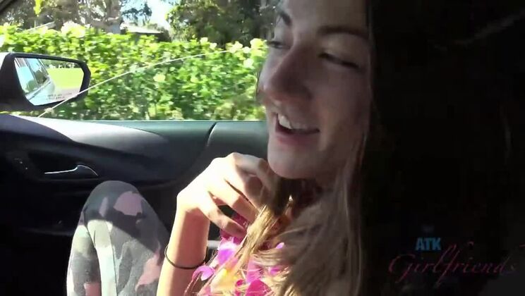 [ATKGirlfriends] - Lily Adams: Outdoor Amateur Beach Sex - Lily Adams