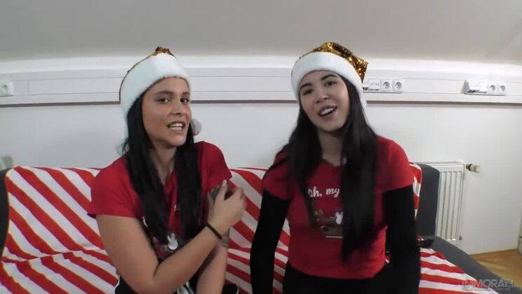 [ImmoralLive] - Matt Bird Fucks Big Tits Pregnant Step Daughter on Christmas - Matt Bird - Jennifer Mendez