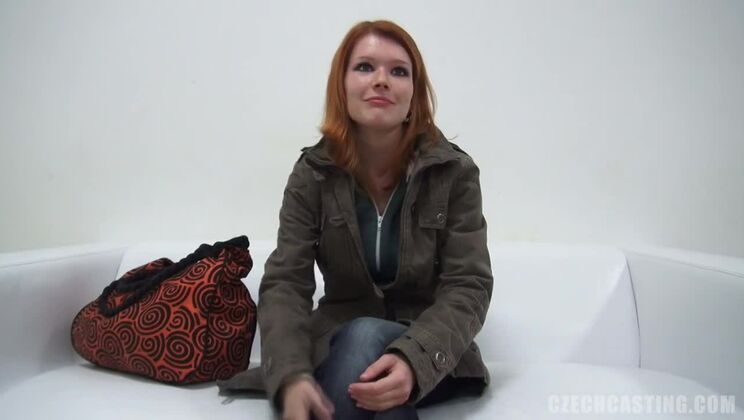 Lucie Casting European Redhead