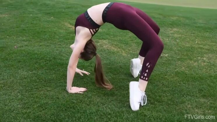 Beautiful Brunette Plays Alone Day 2