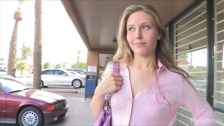 [FTVGirls] - Blonde Beauty Brianna in Public Fetish - Brianna