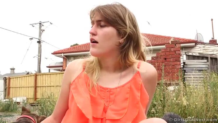 [GirlsOutWest] - Hairy Ren Blonde Chat - Ren