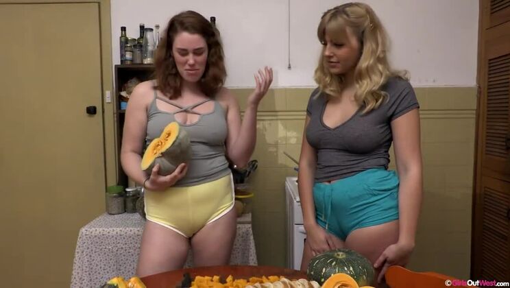 [GirlsOutWest] - Big Tits Lesbians Peggie & Selina - Sharing Is Caring