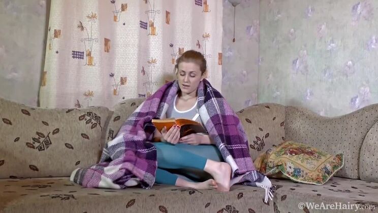 [WeAreHairy] - Fani is Erotic with Her Book - Fani