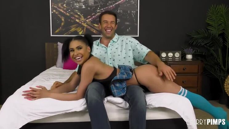 [WildOnCam] - Will Pounder Spanks Naughty Brunette Ryder Rey - Will Pounder - Ryder Rey