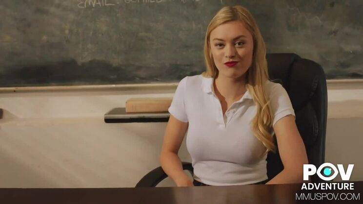 [ModelMediaUS] - Real POV Adventures with Amber Moore: Blowjob 101 - Amber Moore