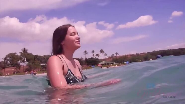 [ATKGirlfriends] - Gia Paige gets a beach creampie after footjob