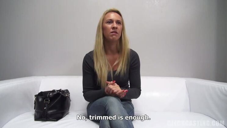 [CzechCasting] - Sexy Lenka Anal Blonde Czech Casting - Zuzana