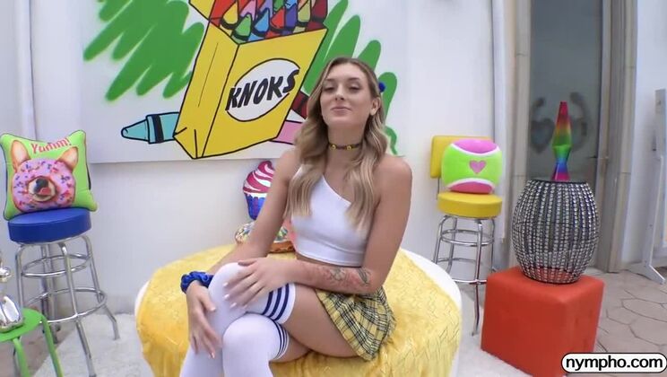 Hairy Blonde Charlotte Sins in Tattooed Temptation