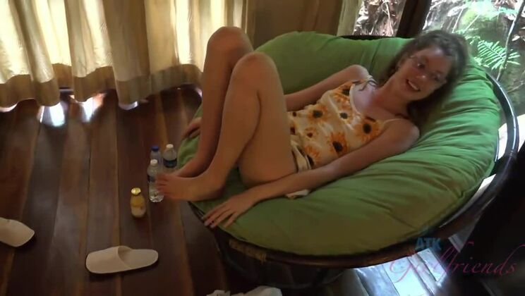 POV blowjob from Elena Koshka in Tioman - Amateur outdoor action