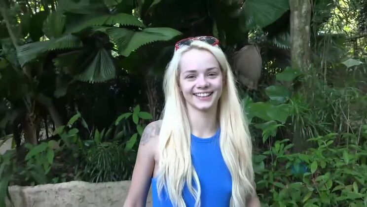 Big Cock Creampie on Elsa Jean's Blonde Pussy