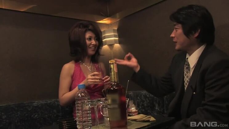 Horny Asian Gets Creampie with Toys