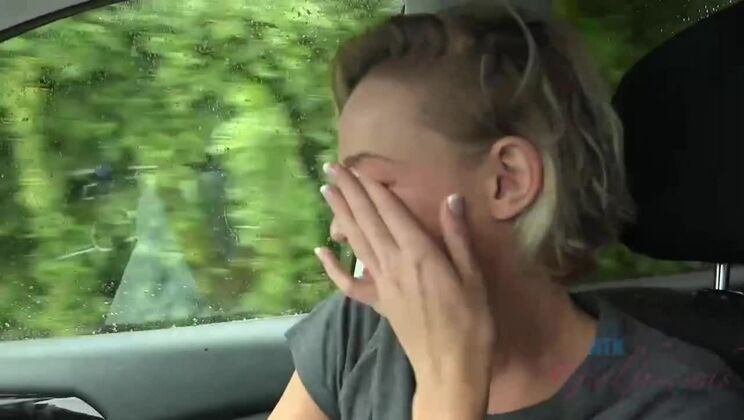 [ATKGirlfriends] - Blonde Emma Hix in Car and Outdoor Sex