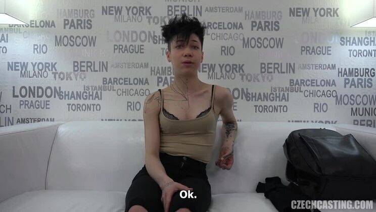 [CzechCasting] - Alina, a Small Tits Czech Brunette, Casting