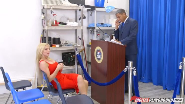 [DigitalPlayground] - Wild Presidents with Blonde Bombshell Christie Stevens - Ricky Johnson - Christie Stevens