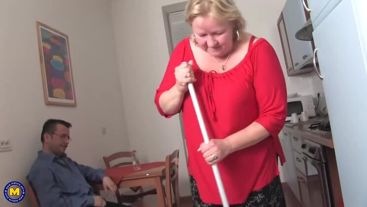 [Mature.nl] - Fucking a Big Titted Blonde Mature - Maria Bose