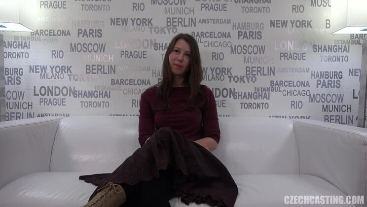 [CzechCasting] - Stunning Czech Brunette Pavlina in Casting - Romana