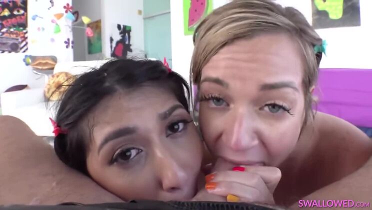 [Swallowed] - Big Ass Penelope & Rory Take on a Cock - Penelope Woods - Rory Knox