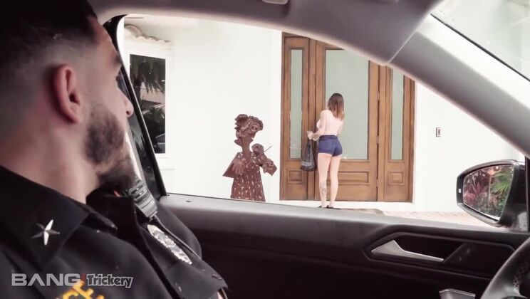 [Bang!Trickery] - Anna Chambers Facial Cumshot From The Police - Anna Chambers