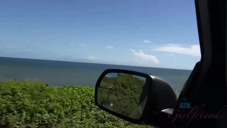 Ashley Lane's Footjob and Car Fuck