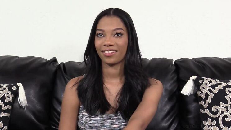 [BackroomCastingCouch] - Ebony Anal Audition with Eden - Interracial Sex - Eden