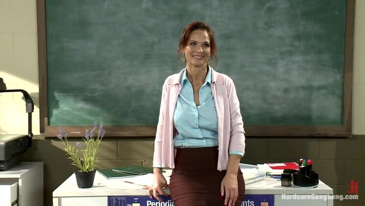 [HardcoreGangbang] - Syren Demer's Hardcore Anal with Students