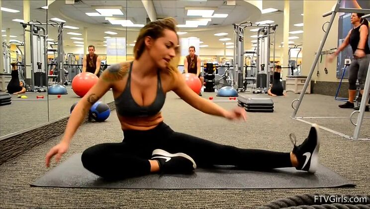 Nudist Charlotte Fingers Herself in the Shower