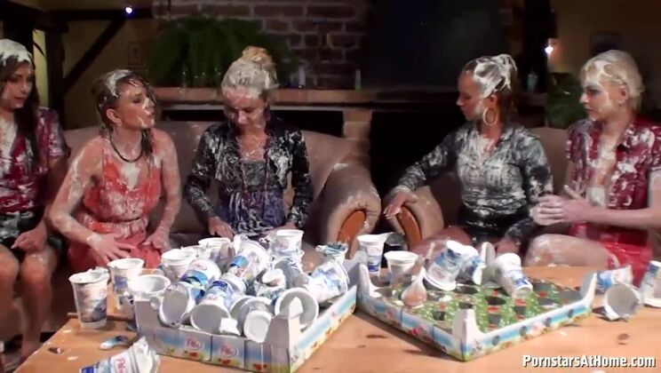 [Tainster] - Fetish Lesbians Enjoy Party with Blonde Babes