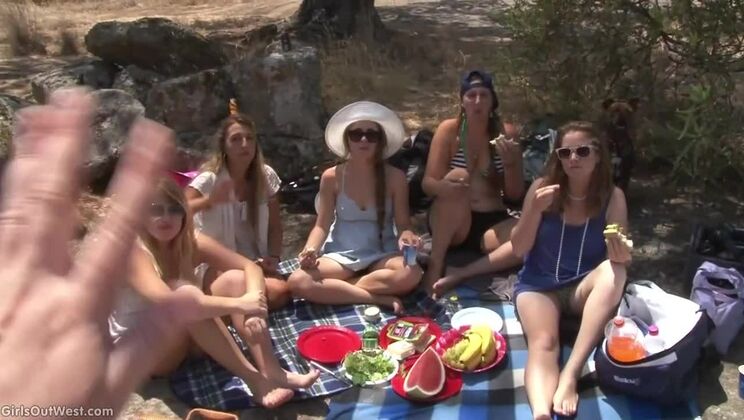 [GirlsOutWest] - Waterfall Chicks Uncovered: Natacha, Debra, and Penelope D - Tiffany Tatum - Rocco Siffredi