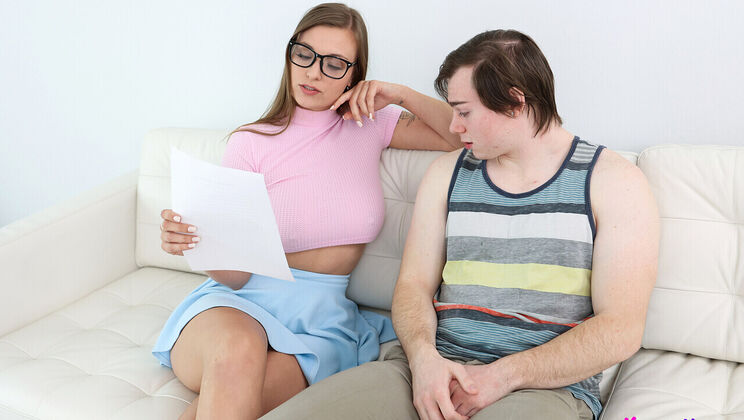 [YoungerMommy] - Kenzie Love’s Big Natural Tits in Hot Cowgirl Action - Kenzie Love