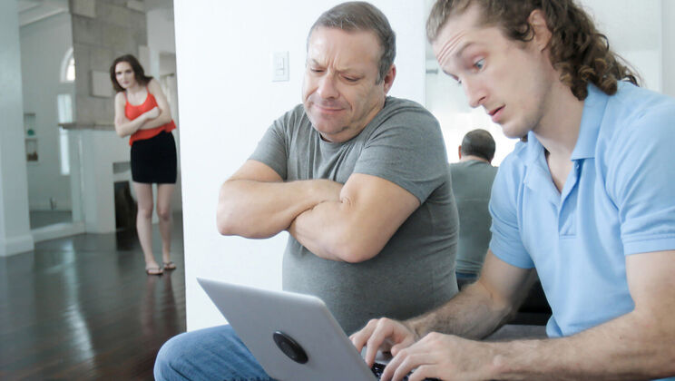 [FamilyStrokes] - Forbidden Lust: Stepson Pounds Stepmom In Secret - Brick Danger - Kelsey Kage