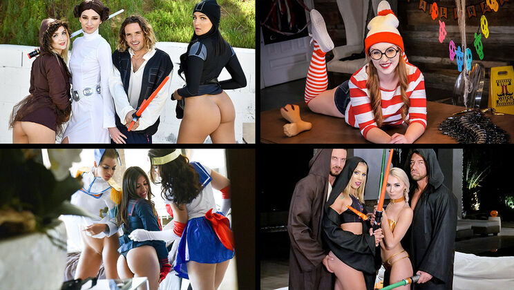 [TeamSkeetSelects] - Cosplay Hot Girls - Daisy Stone - Sami Parker - Brooklyn Gray - Avery Black