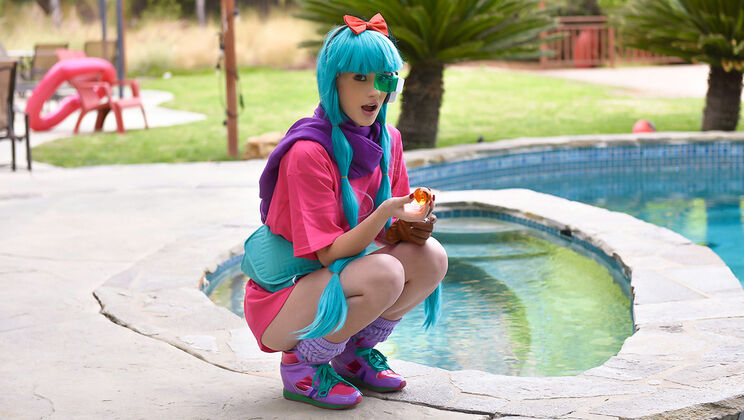 [TeenPies] - Jessie Saint Sucks and Rides Dragon Ball Cock - Logan Pierce - Jessie Saint