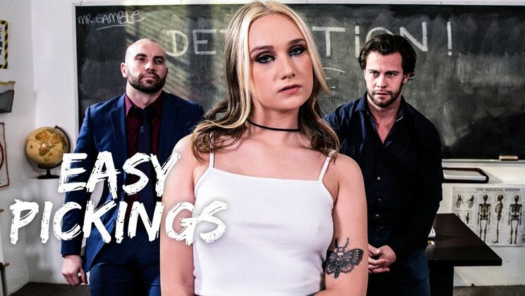 [PureTaboo] - Gwen Vicious Takes Two Cocks - Seth Gamble - Stirling Cooper - Gwen Vicious