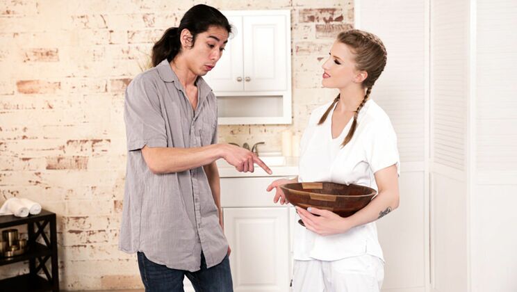 [NuruMassage] - Kissing and Titty Fuck - David Lee - Octavia Red